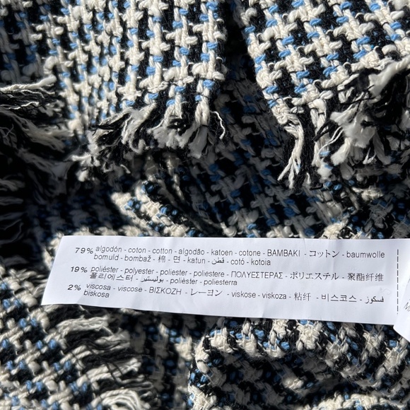 ZARA Tweed Button-Front Pinafore Mini Dress - Picture 12 of 16